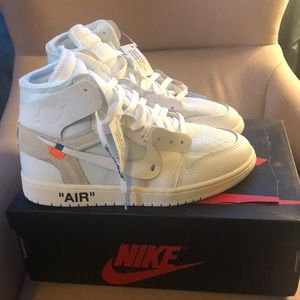 Sold!!! Off White Jordan 1 White